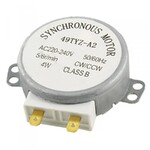 Мотор вращения тарелки СВЧ MA0913W 49TYZ-A2 220/240V, 50/60Hz, 4W, 5/6rpm H=13mm